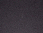 комета над городом снятая камерой 11.02.03