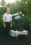 Автор у телескопа